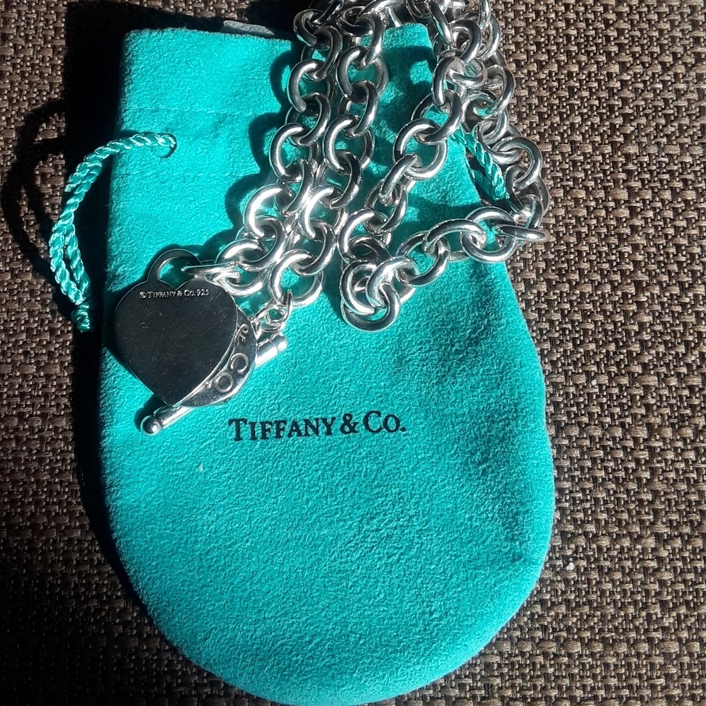 Tiffany & Co Heart Toggle Necklace